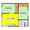 昭和マンション２ 2DKの間取り