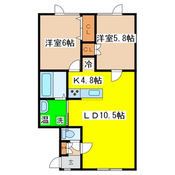 間取図 レジェンドカレン