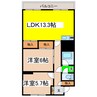 クレール 2LDKの間取り