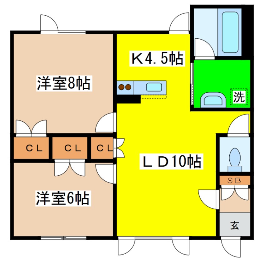 間取図 サンビレッジ