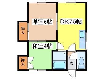 間取図 マンションむらさき