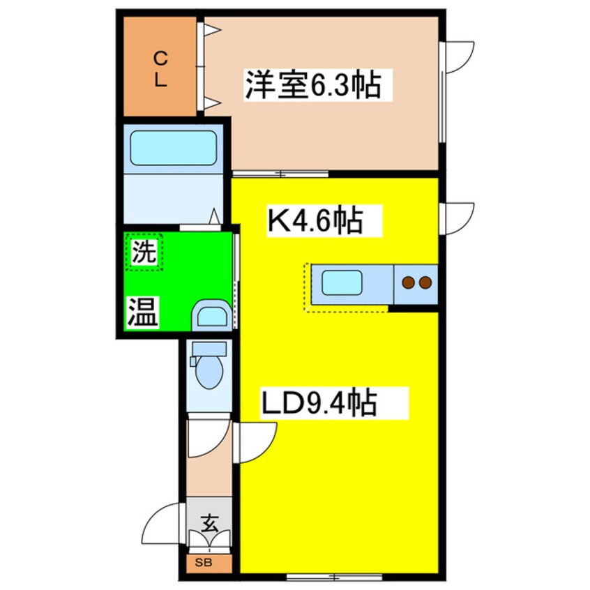 間取図 シャトレイ西青山