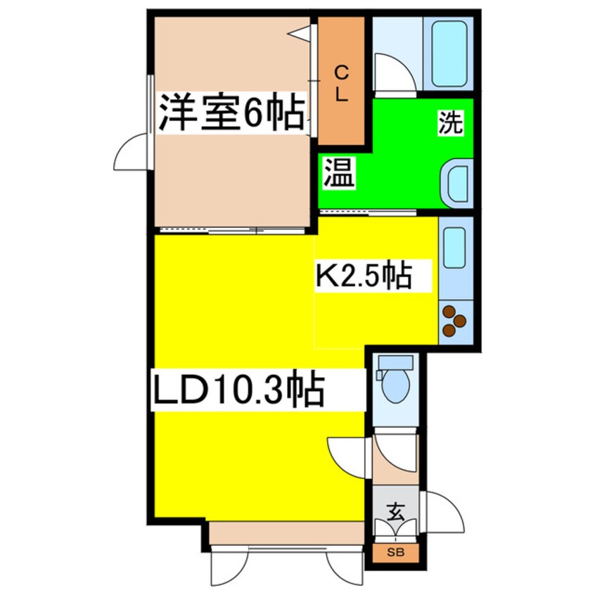 間取図 イーストヴィラ