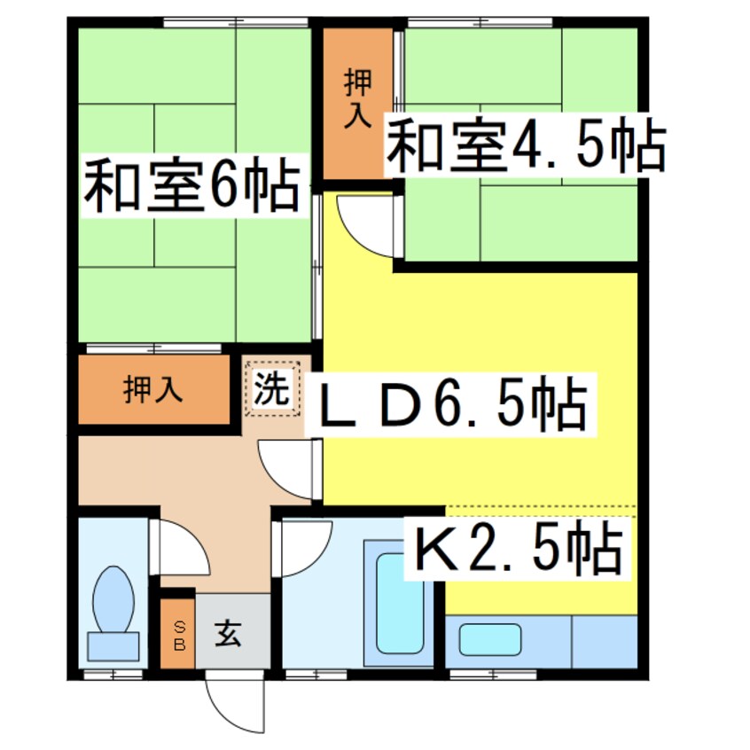 間取図 プライム鳥取