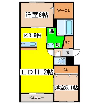 間取図 ハイクレア
