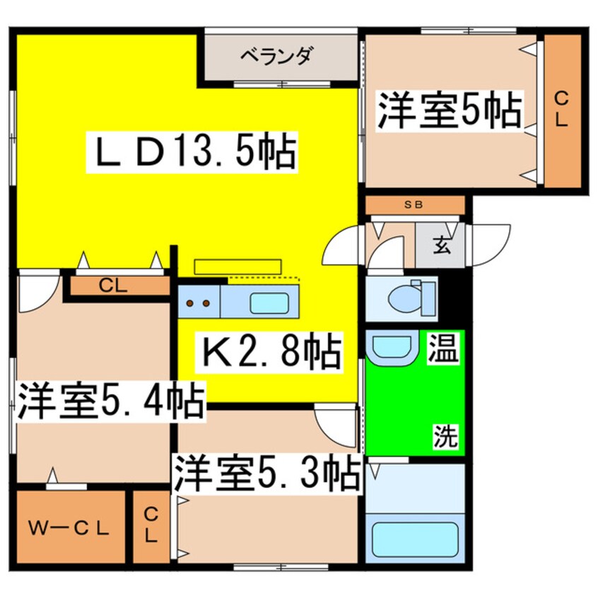 間取図 ホワイトガーデン