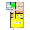 サクセスステラ 1LDKの間取り