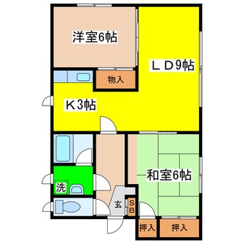 間取図 佐藤ハイツ（光和３）