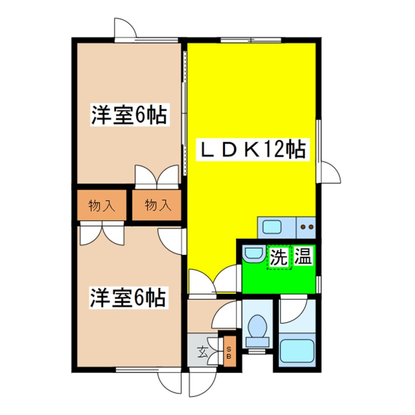 間取図 ハイツスイセイ