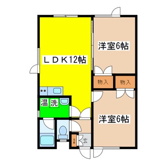 間取図 ハイツスイセイ