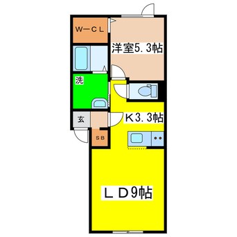 間取図 ＧＡＲＤＥＮ　ＰＬＡＣＥ（ガーデンプレイス）