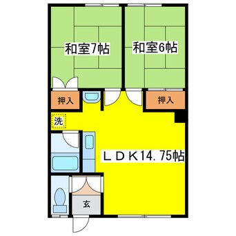 間取図 協輪ハイツ