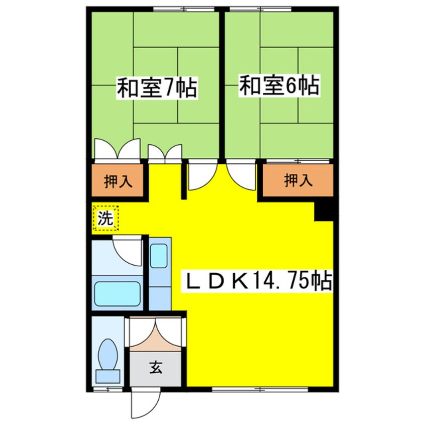 間取図 協輪ハイツ