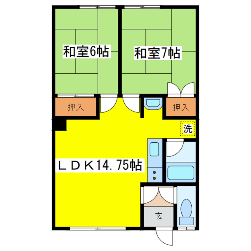 間取図 協輪ハイツ