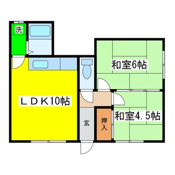 間取図 杉本マンション