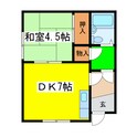 ハイツみどりの間取図