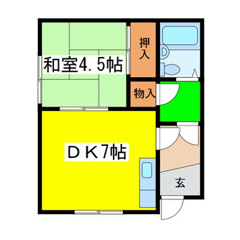 間取図 ハイツみどり