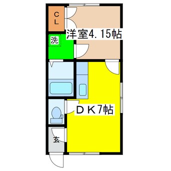 間取図 ヒラサワアパート