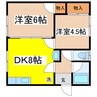さいとうハイツ 2DKの間取り