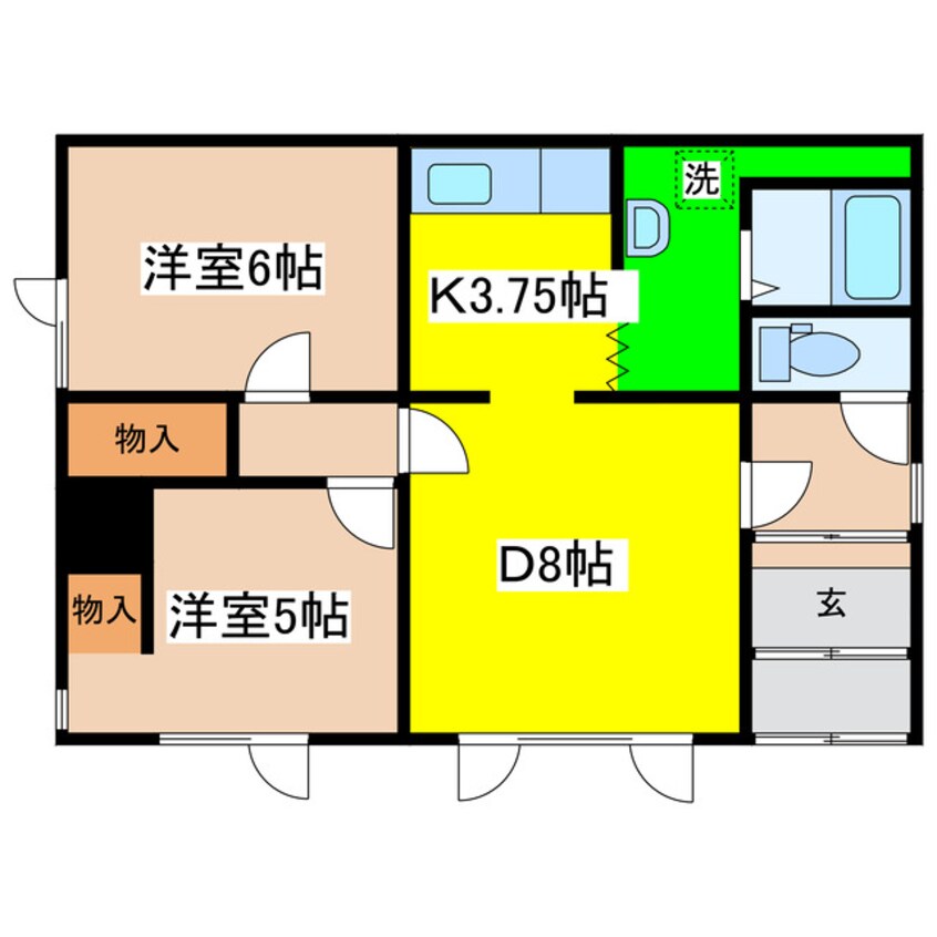 間取図 東宝ハイツ