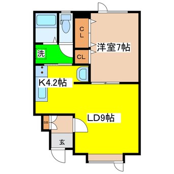 間取図 メゾンド桂