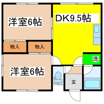 間取図 丸北ハイツ