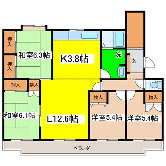 間取図 ドミール十條A