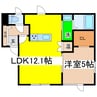 仮称宮園2丁目AP 1LDKの間取り