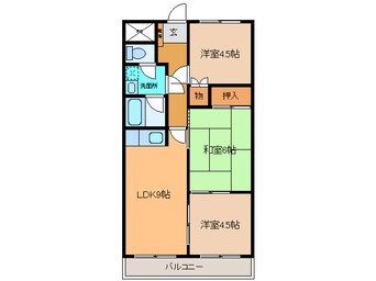 間取図 ﾗｲﾌﾏﾝｼｮﾝ