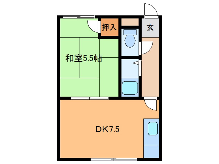 間取図 ﾚｼﾞﾃﾞﾝｽ