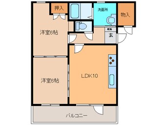 間取図 NCｳｲﾝｸﾞ21