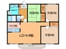 ｻﾝﾌﾞﾗｲﾄﾊｲﾂ　No.Ⅳ 3LDKの間取り