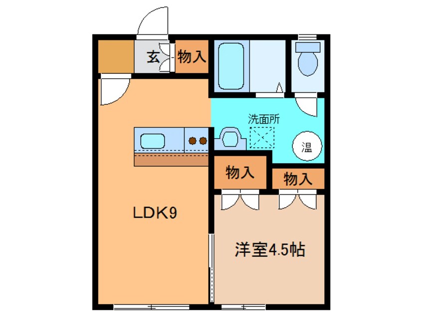 間取図 ﾍﾞｲﾌﾗｯﾄ