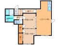 ｺｰﾄﾍﾞﾘｰﾙの間取図