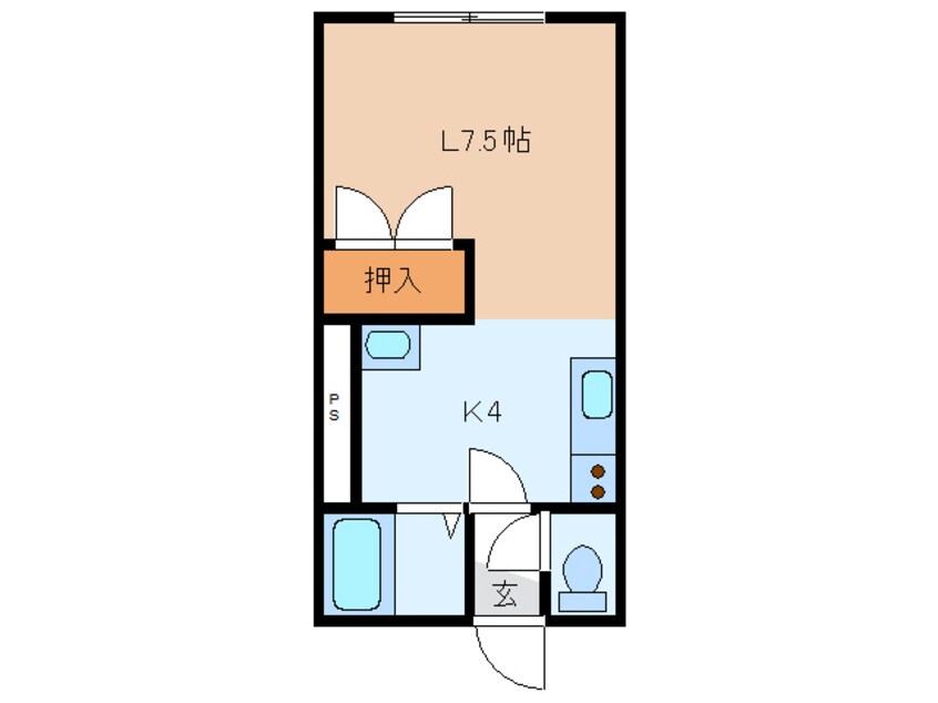 間取図 第2恒陽ﾏﾝｼｮﾝ