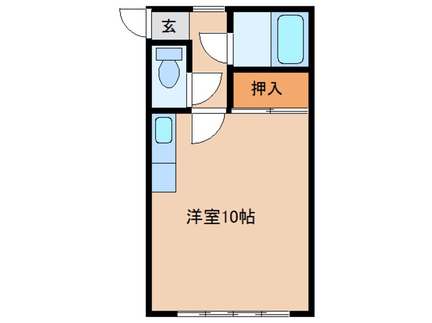 間取図 ｺｰﾎﾟｿﾚｲﾕ