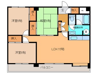 間取図 帯広ﾏﾝｼｮﾝ第1