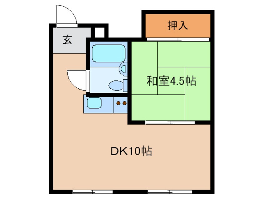 間取図 ﾉｰｽﾊﾟﾚｽ112