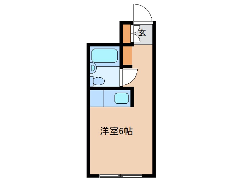 間取図 ﾉｰｽﾊﾟﾚｽ112