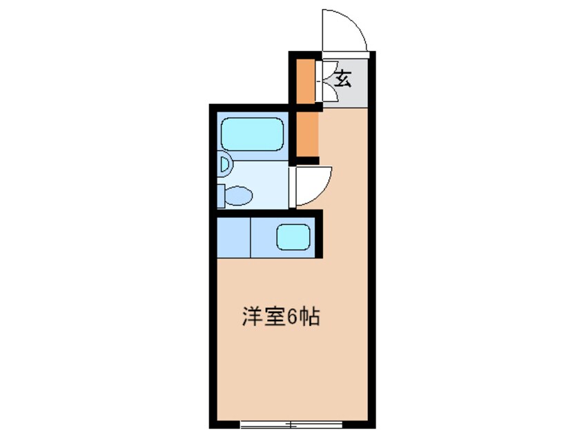 間取図 ﾉｰｽﾊﾟﾚｽ112