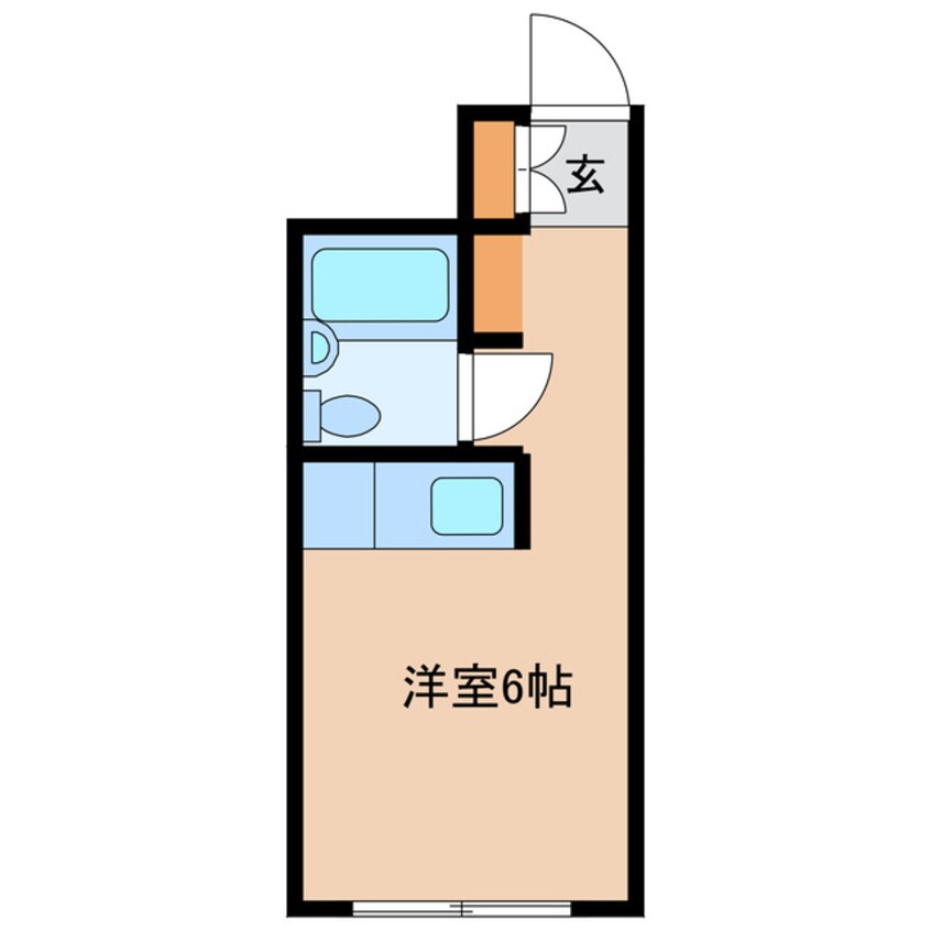 間取図 ﾉｰｽﾊﾟﾚｽ112