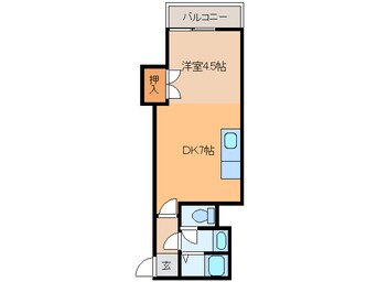 間取図 ｺｰﾎﾟﾌﾚﾝﾄﾞ