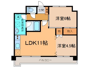 間取図 帯広ﾏﾝｼｮﾝ第3