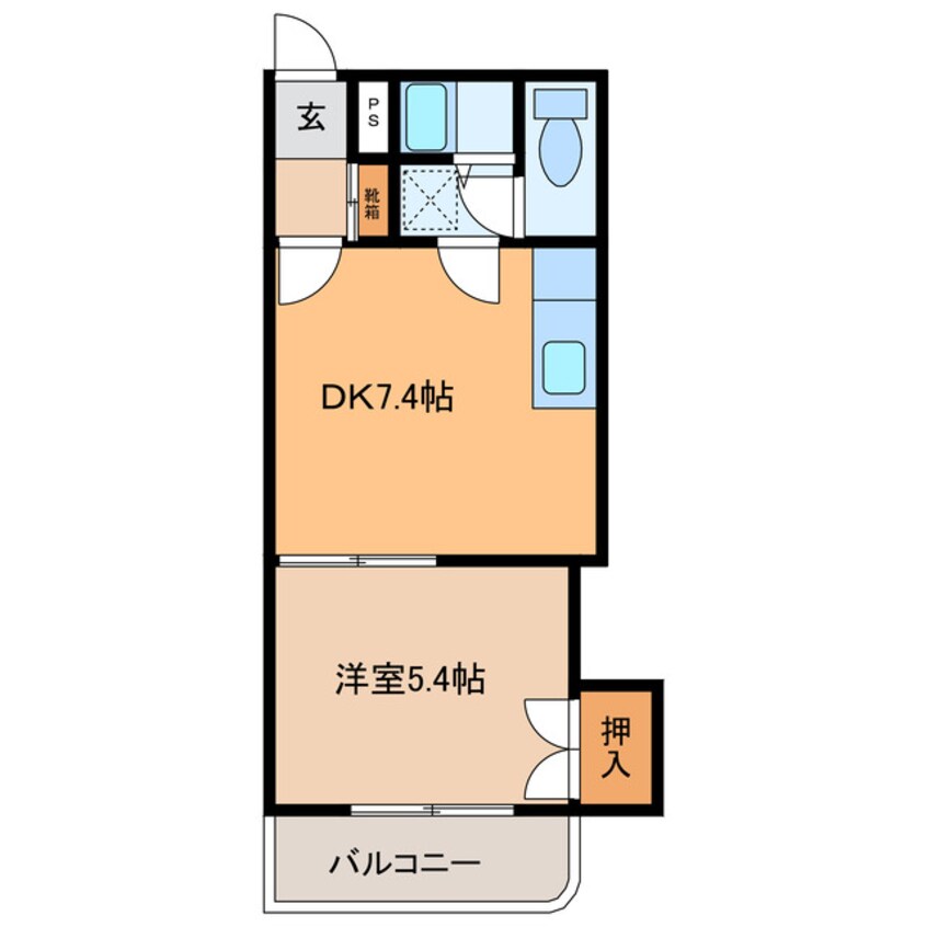 間取図 ｺｰﾎﾟﾗｽYOSHITO