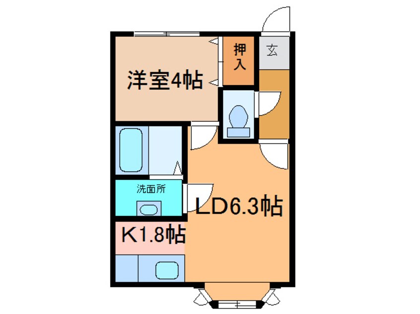 間取図 ｽﾍﾟｰｽⅢ