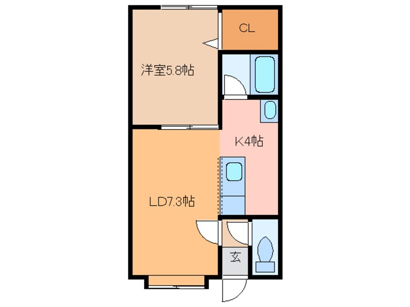 間取図 ﾌﾟﾛﾑﾅｰﾄﾞ