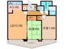 ﾏﾉﾜｰﾙ白樺 2LDKの間取り