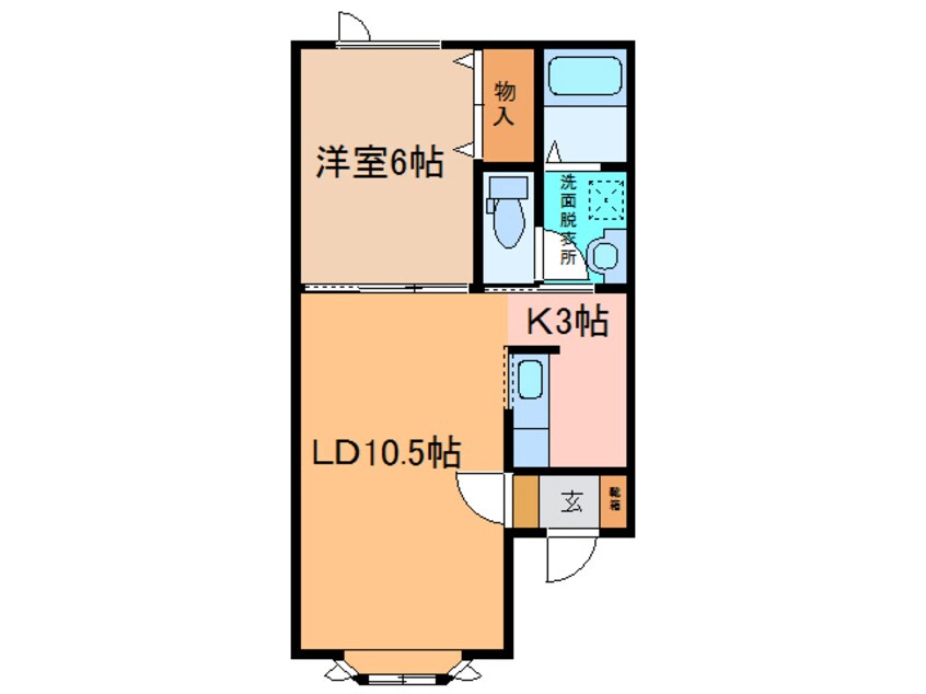 間取図 K&K230