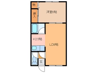 間取図 ｴｽﾚｲｱ西町