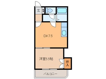 間取図 ｻｳｽｺｰﾄ226